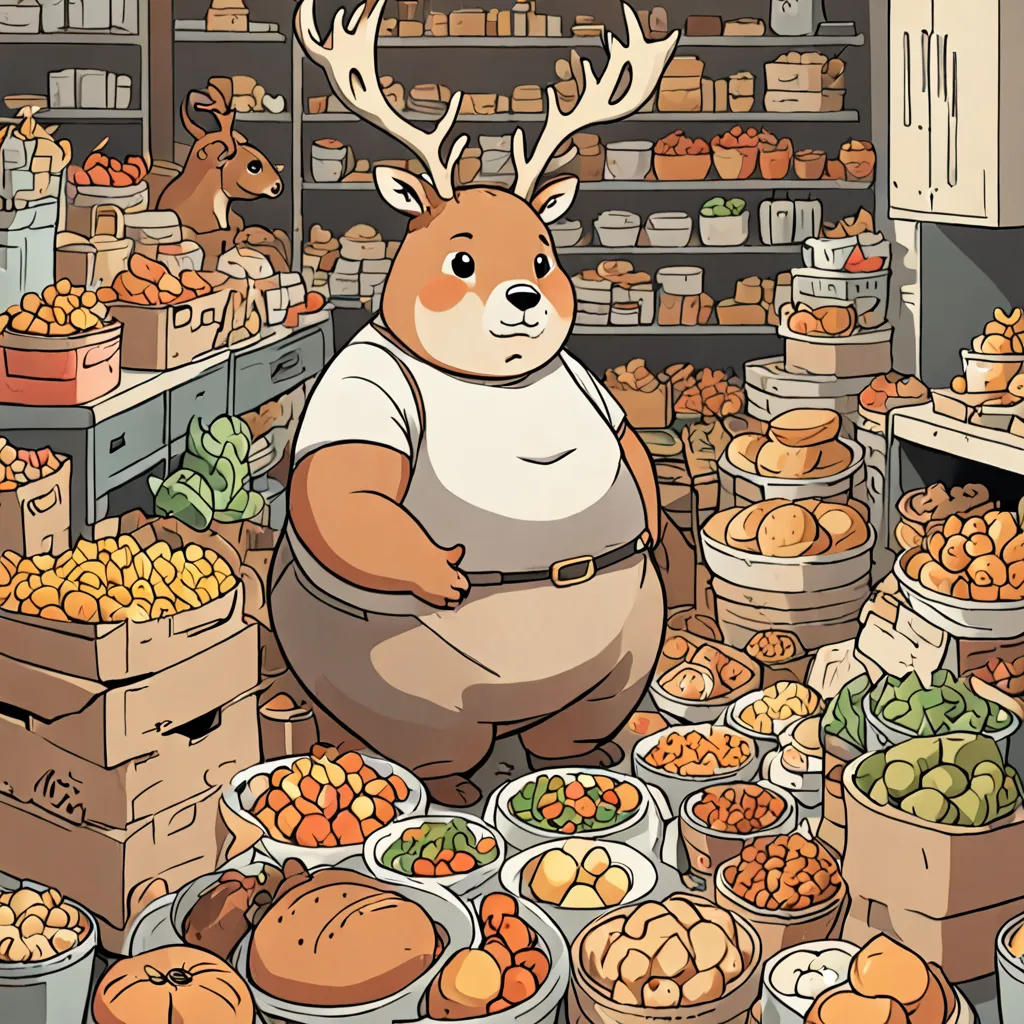 The Bingeing Deer Girl