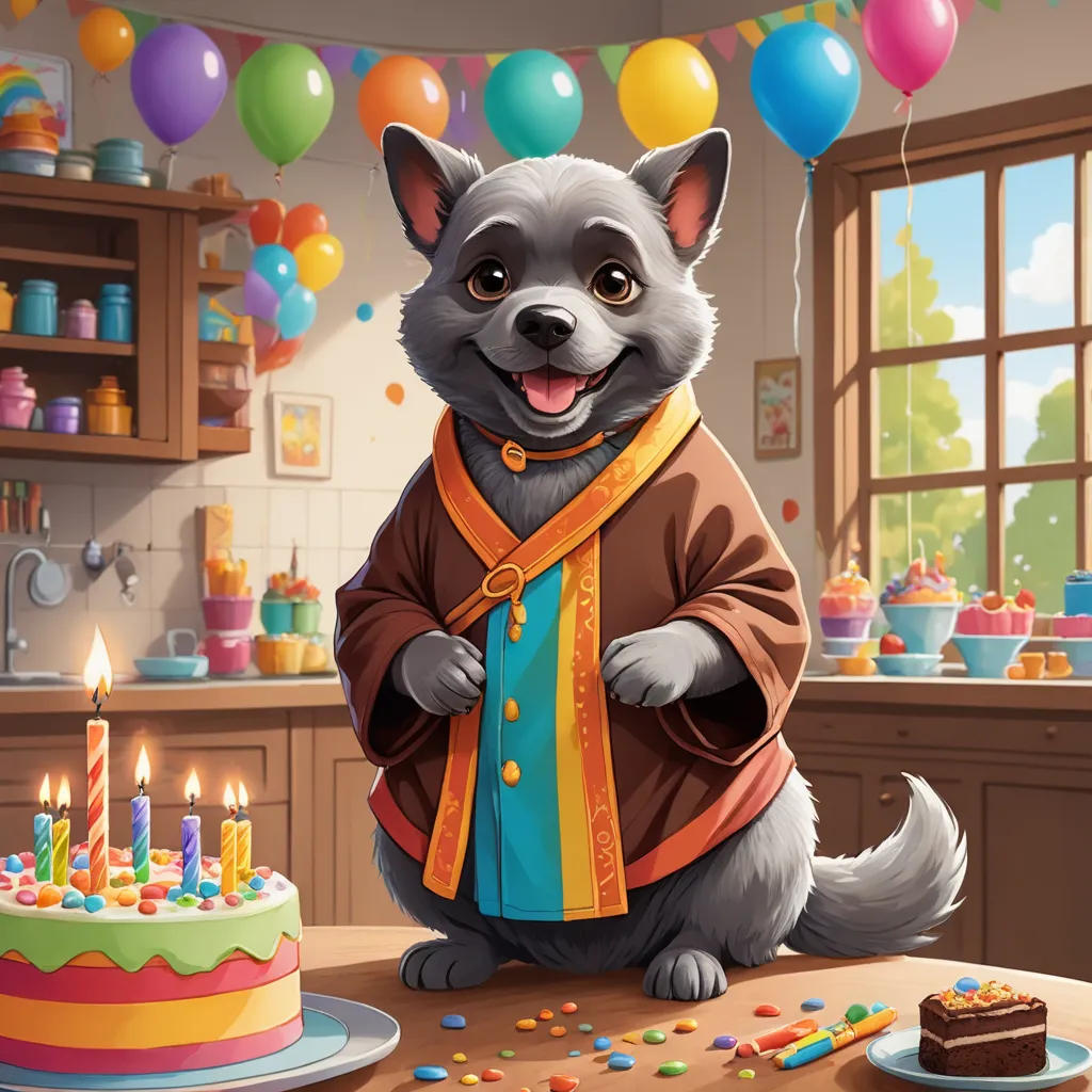 Monk and the Birthday Cake