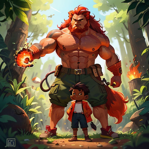 Alajo and the Fire Lion