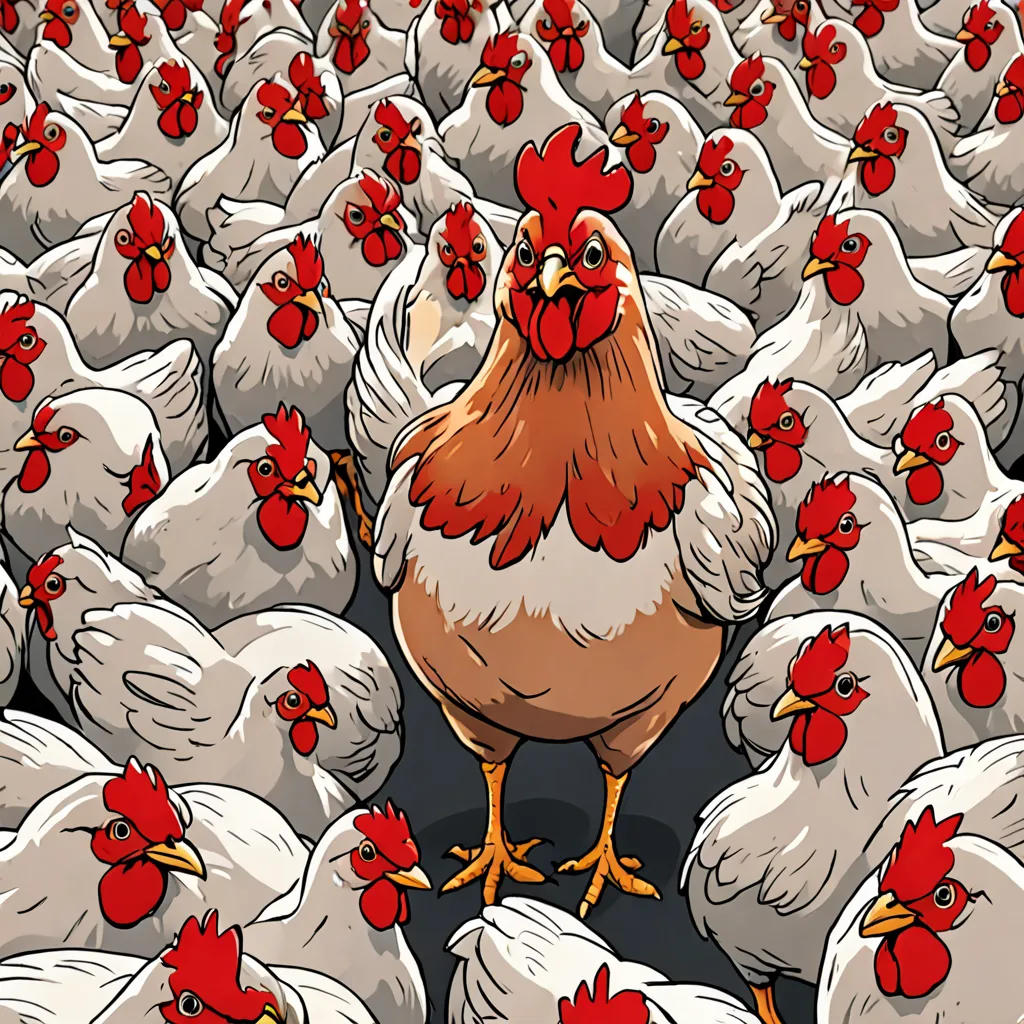 The Little Red Chicken Who Grew Big