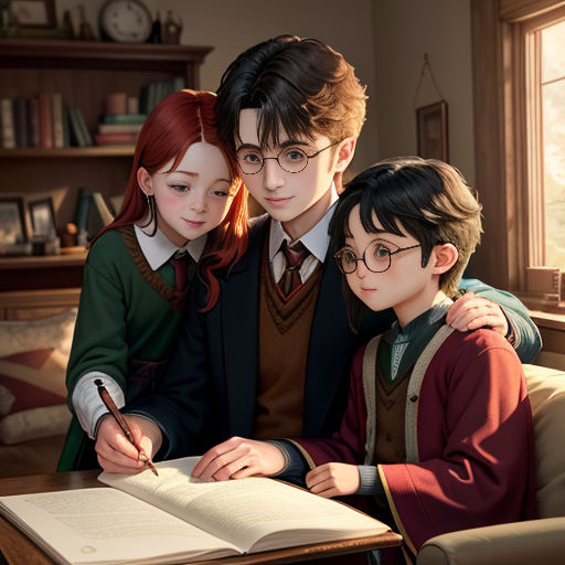 harry and ginny family