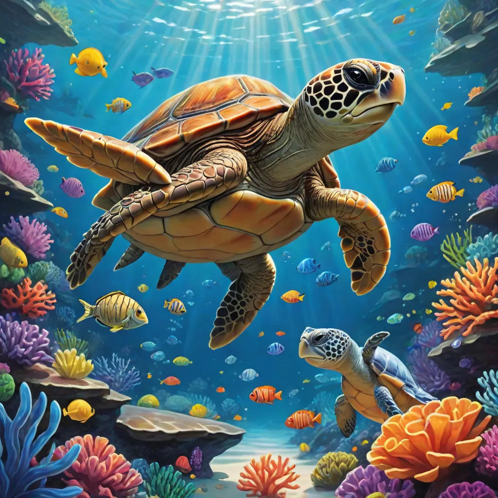 Tilly the Tortoise and the Fish's Journey