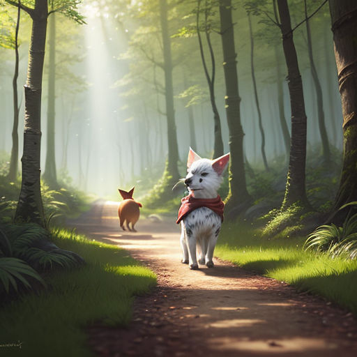 The Adventure of Sparky and the Magical Forest