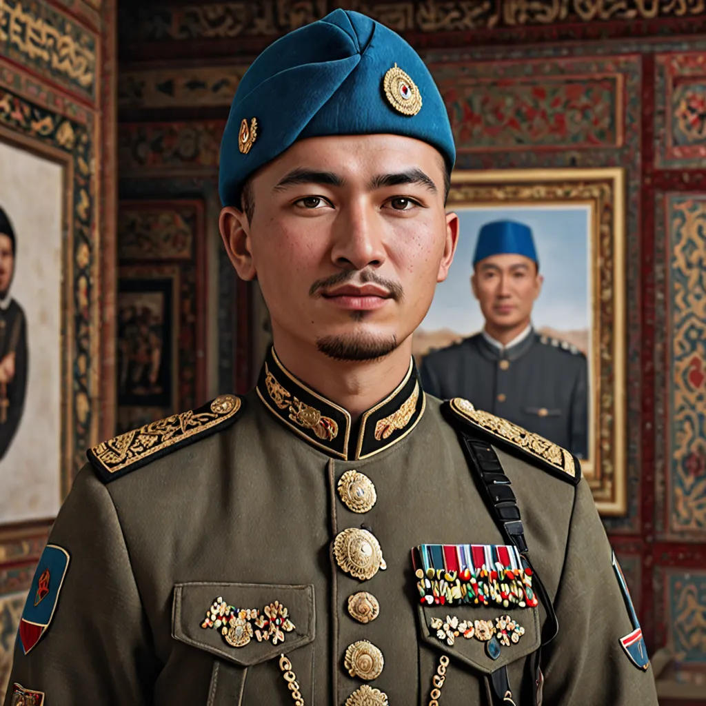 The Uyghur Soldier's Portrait