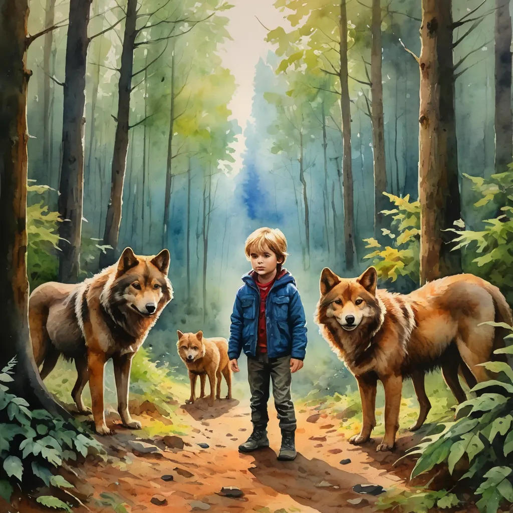 The Boy Raised by Wolves