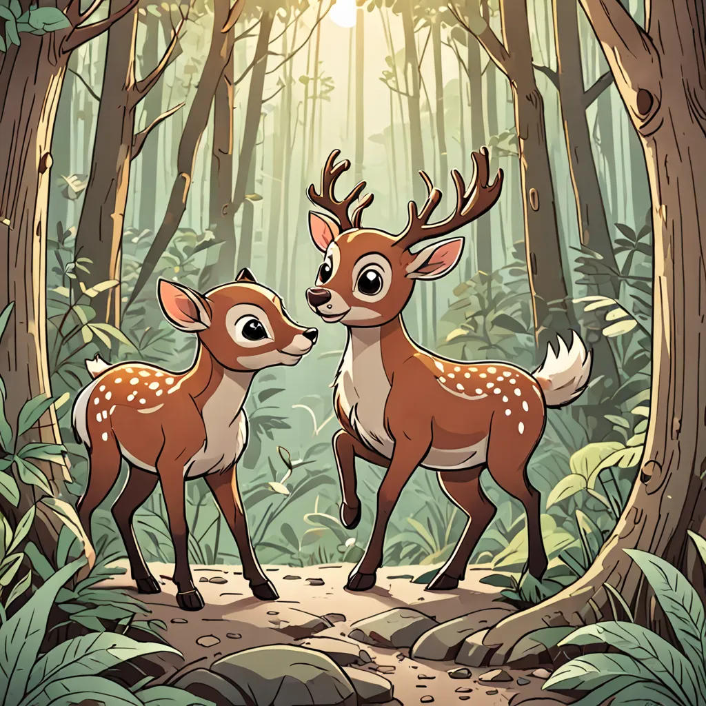The Adventures of Deer and Monkey