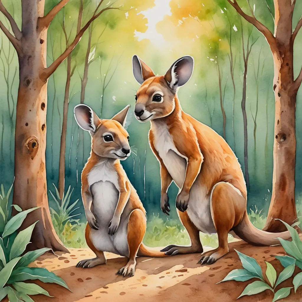 The Friendship of Kangaroo and Koala