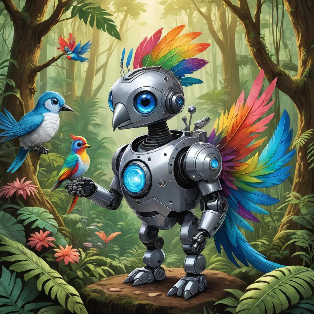 The Robot and the Mystical Beasts