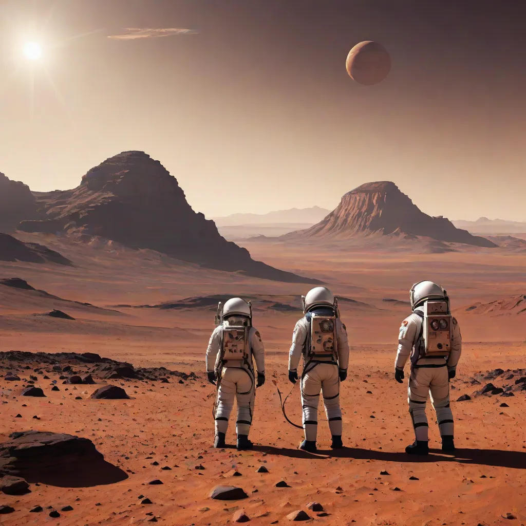 Alex and John's Martian Odyssey: A Journey Aboard the Apollo 700