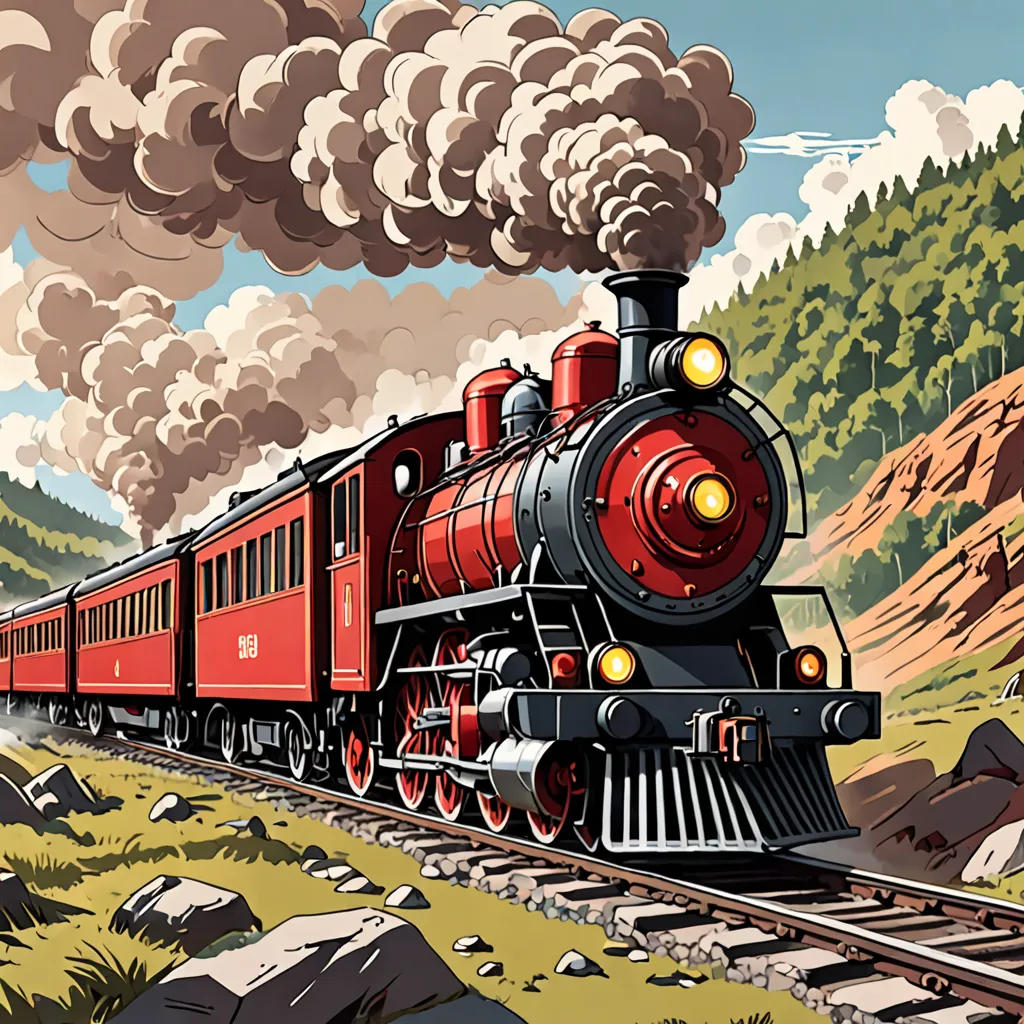 The Red River Hog's Steam Train Adventure