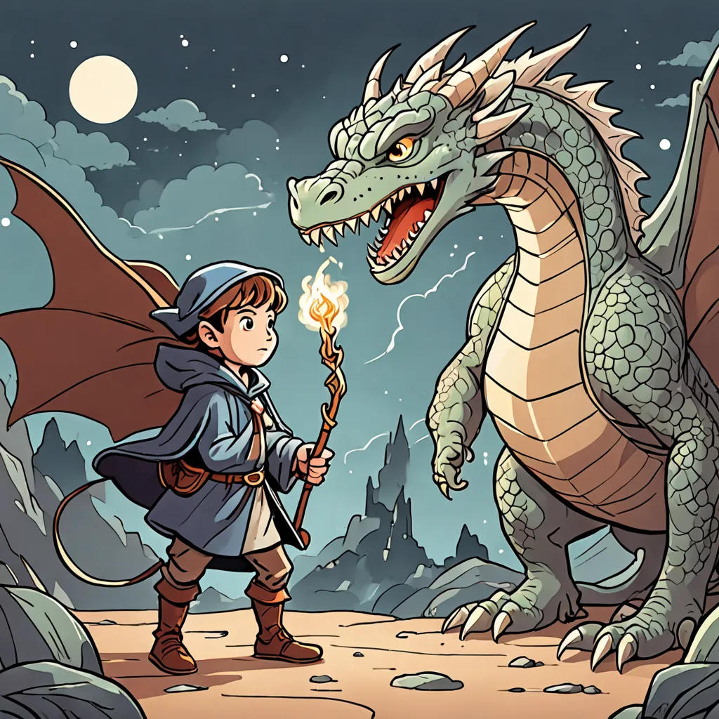 The Little Wizard's Unyielding Spirit