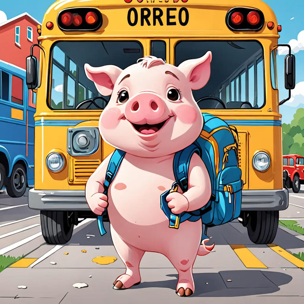 Oreo the Pig's First Day of Kindergarten
