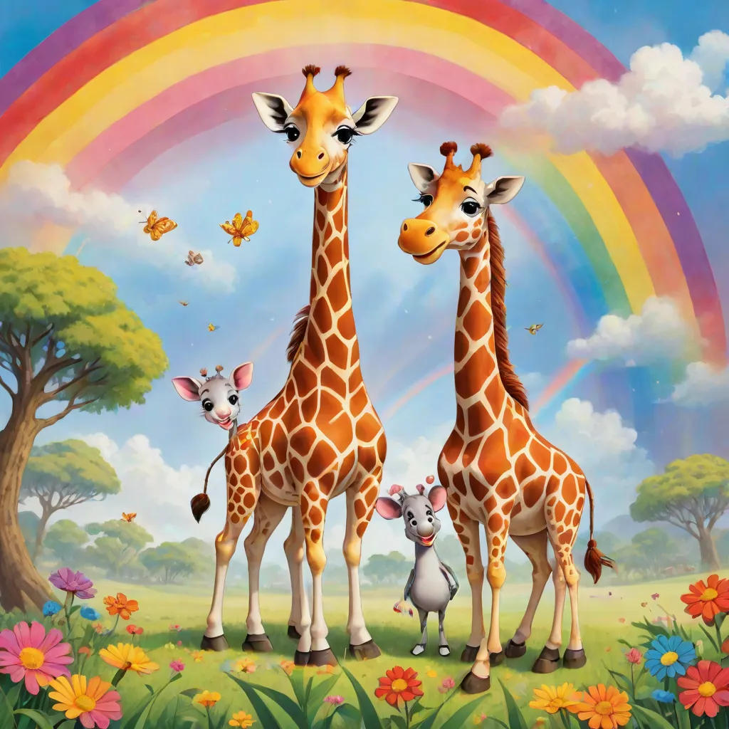 The Tall Giraffe and the Tiny Mouse