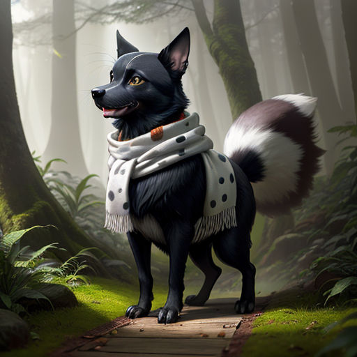 The Adventures of Bella the Anthropomorphic Furry Dog