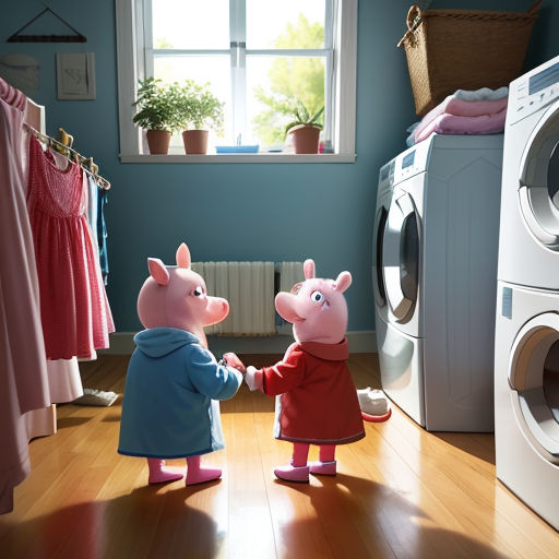 Let's Do The Laundry, Peppa 🧦  Peppa Pig Official Full Episodes