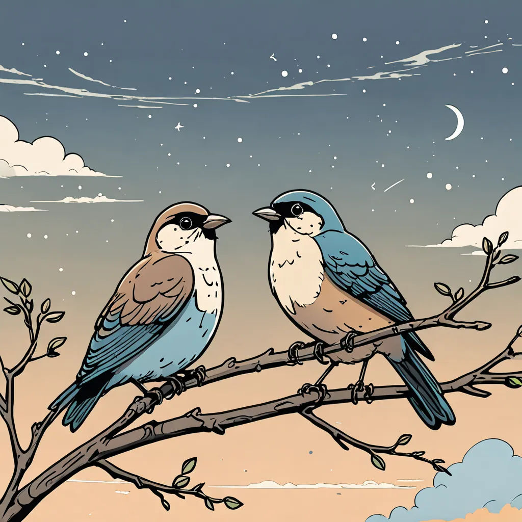 Two Birds, Two Worlds