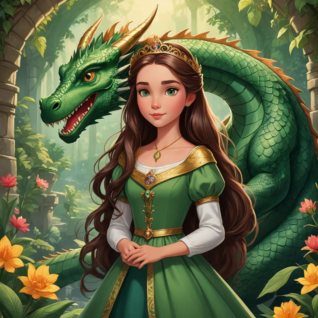 A Princesa e o Dragão Amigo