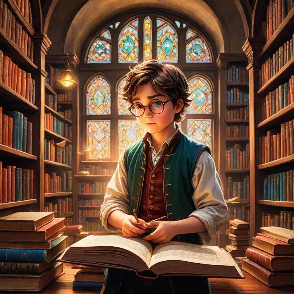 The Magical Library of Wonderland