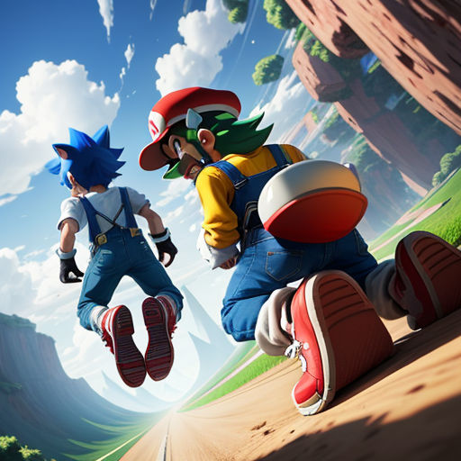 The Day Sonic Met Mario Bros