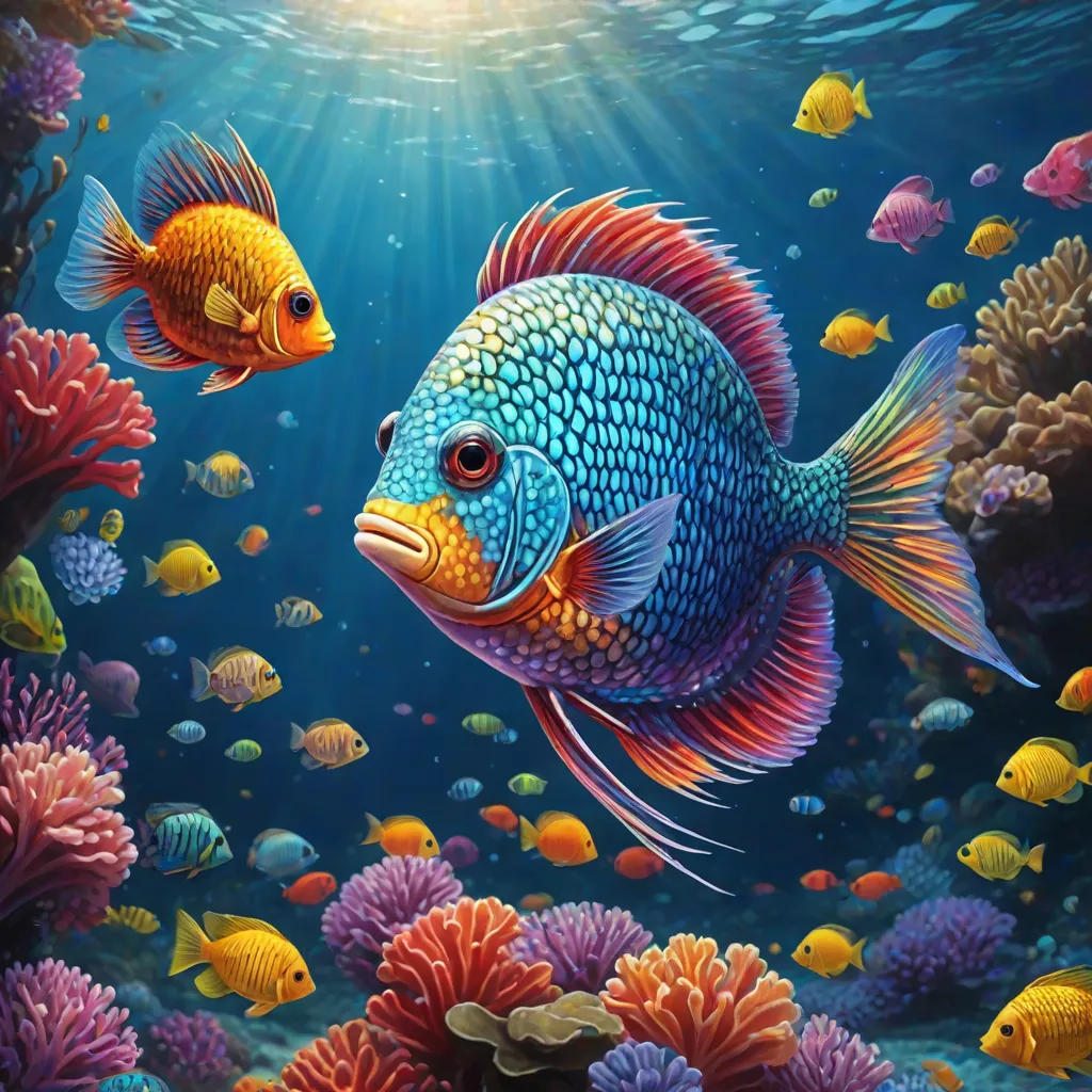 ABC Rainbow Fish Meets The Butterfly