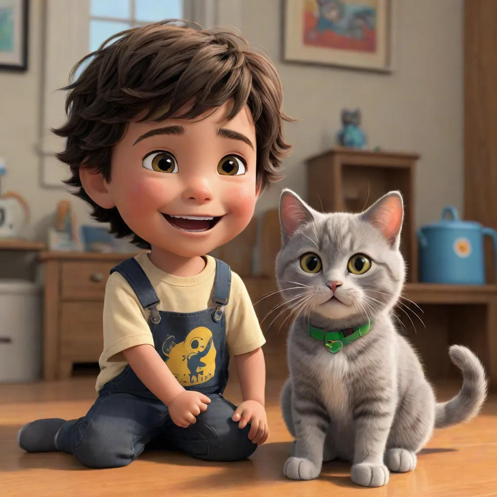 Ayden's Magical Feline Friend