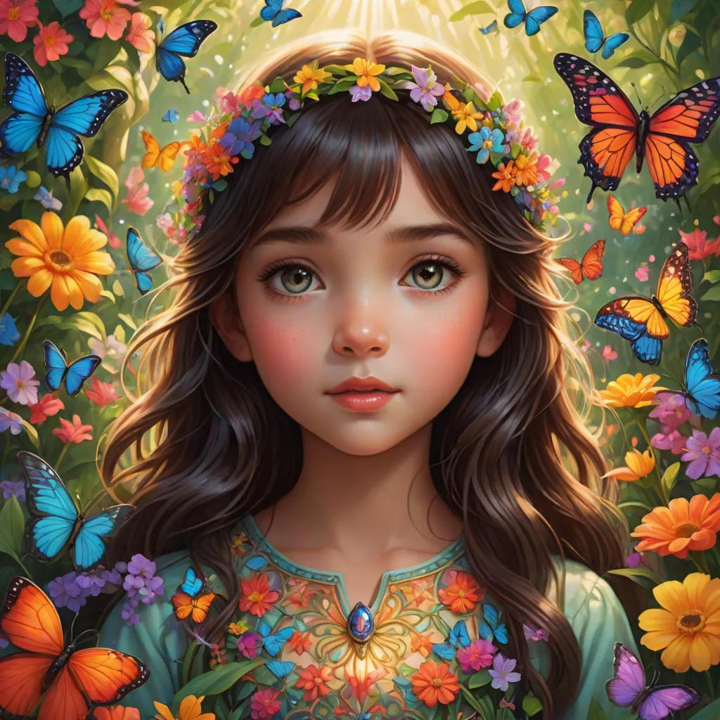 Mia's Magical Garden: Learning with Nature