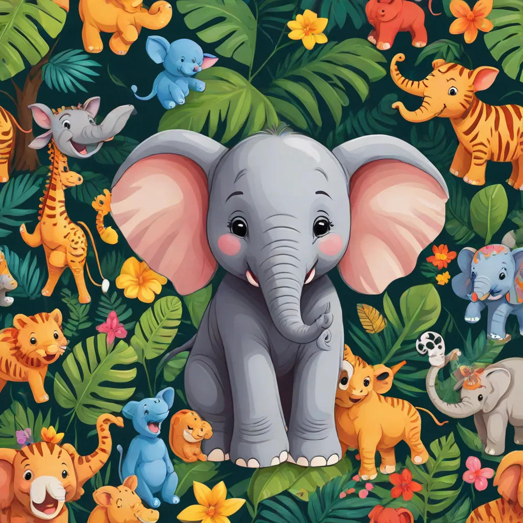 The Little Elephant's Quest for Friends