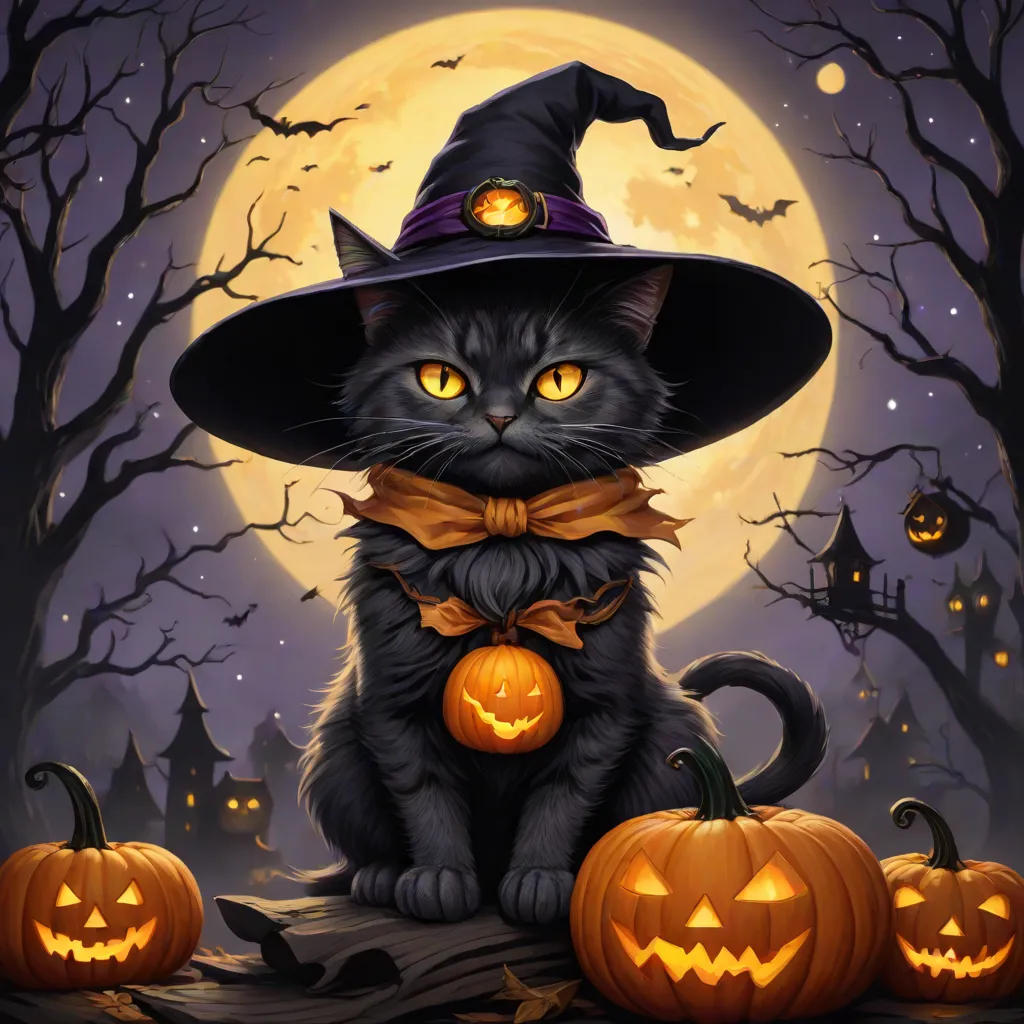 The Curious Tale of Whisker the Witch Cat