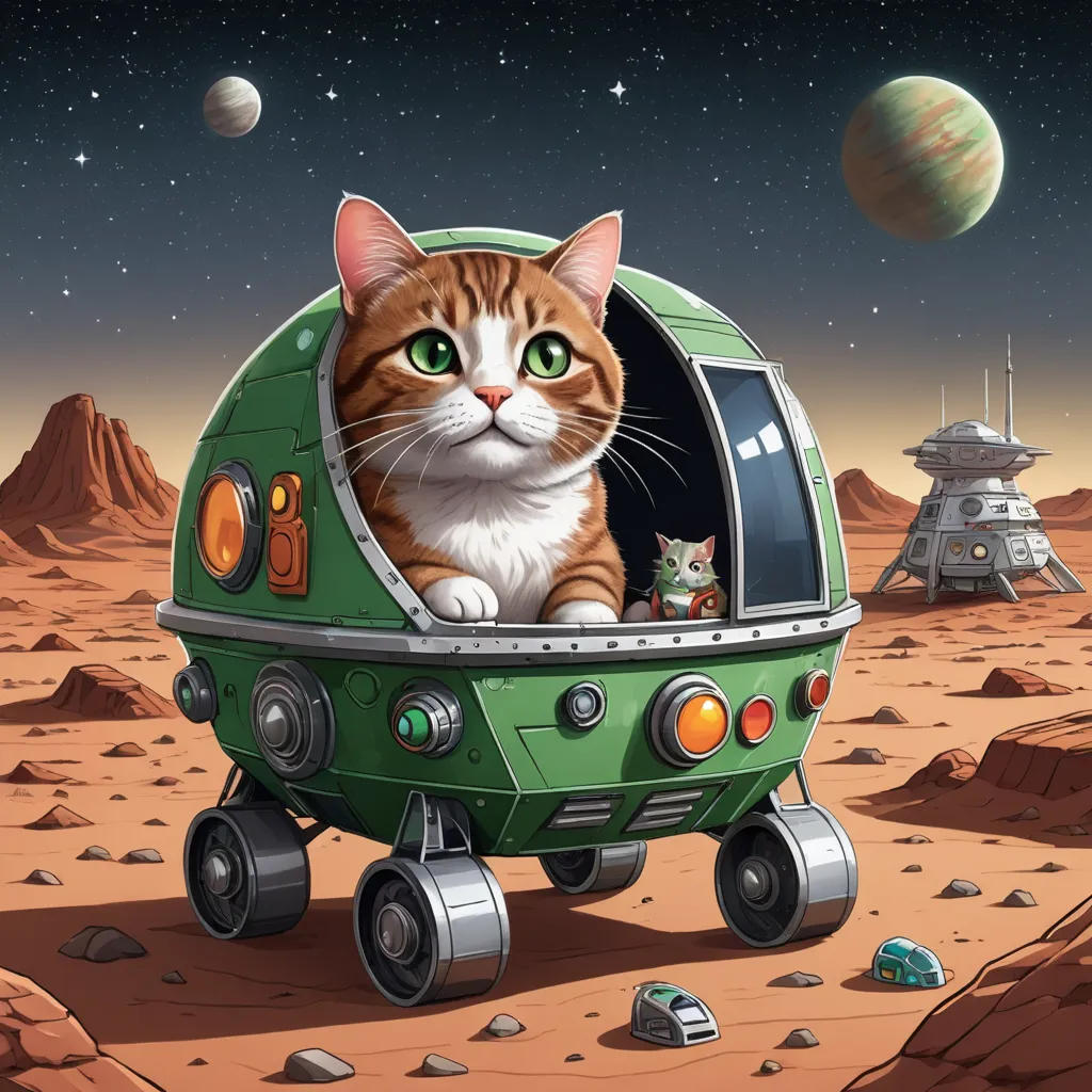Whiskers and Squeaky's Martian Adventure