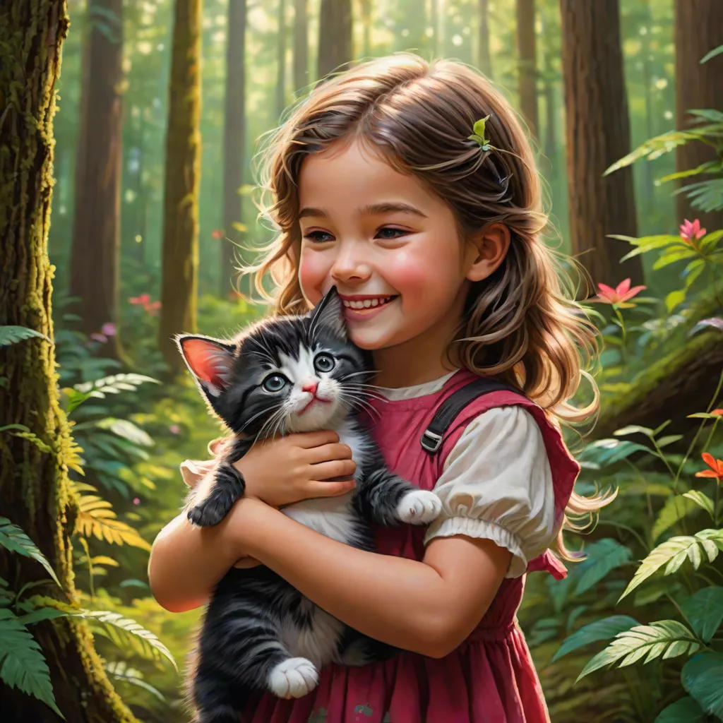 The Adventures of the Little Girl and Her Extraordinary Kitten