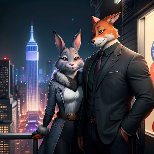 The Mighty Fox and the Courageous Bunny
