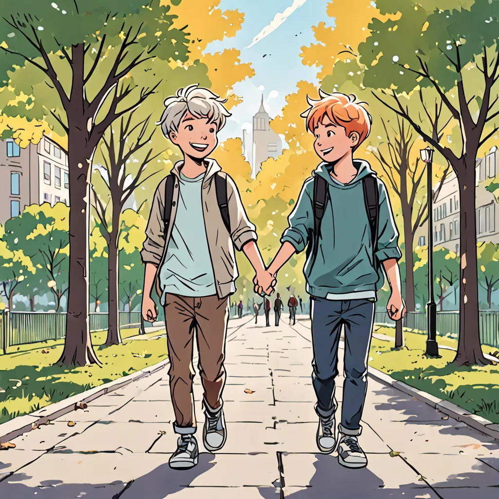 The Emo Boy And His Boyfriend
