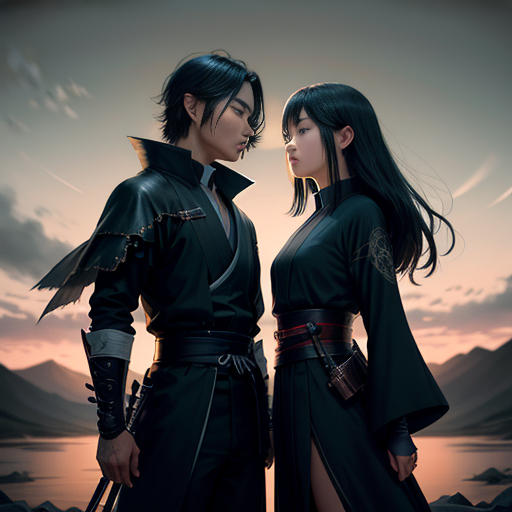 Moon Guardian and Demon King Hosokawa