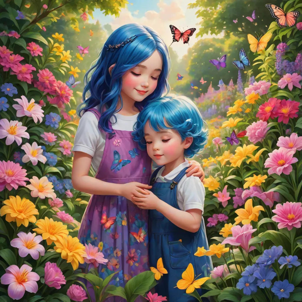 The Blue-Haired Butterfly