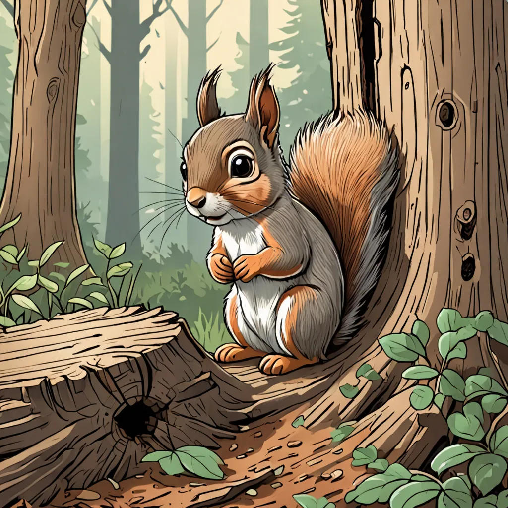 The Adventures of Squeaky the Squirrel