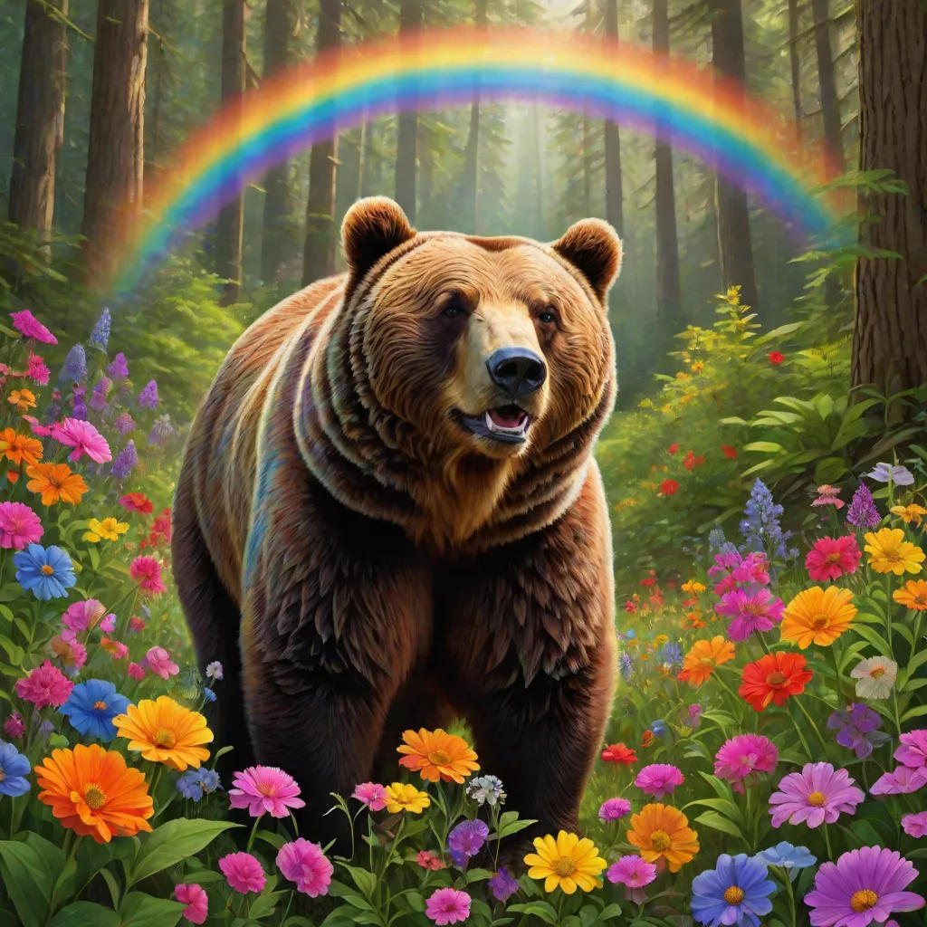 The Rainbow for Grandma Bear