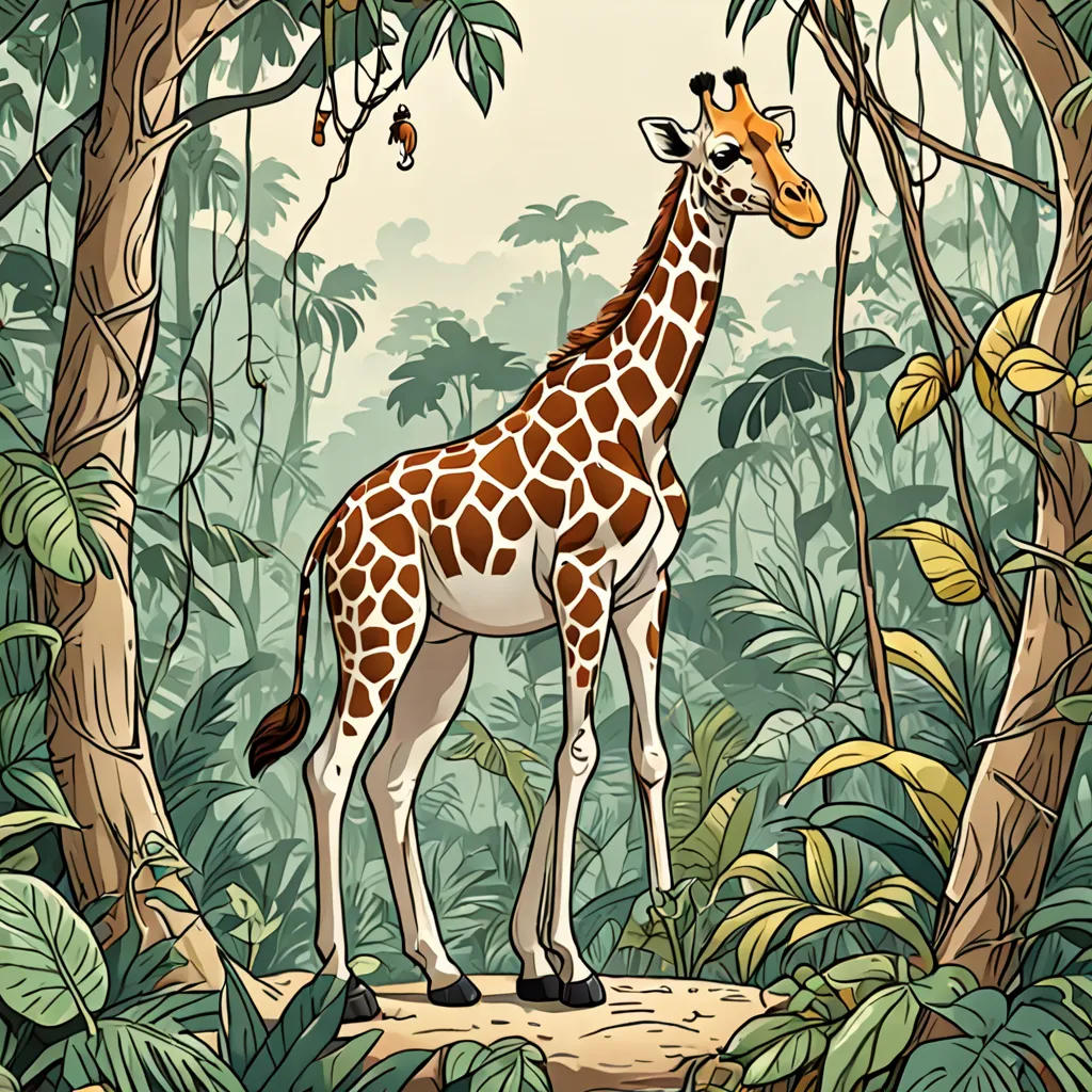 The Curious Giraffe