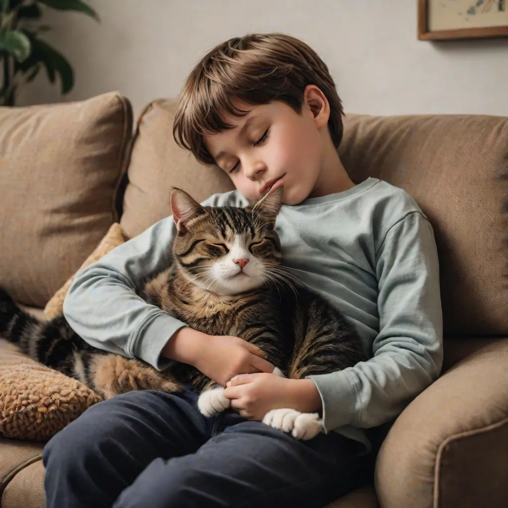The Cat's Unintentional Cuddle