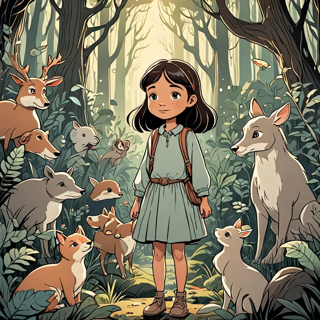 The Guardian Angel in the Forest