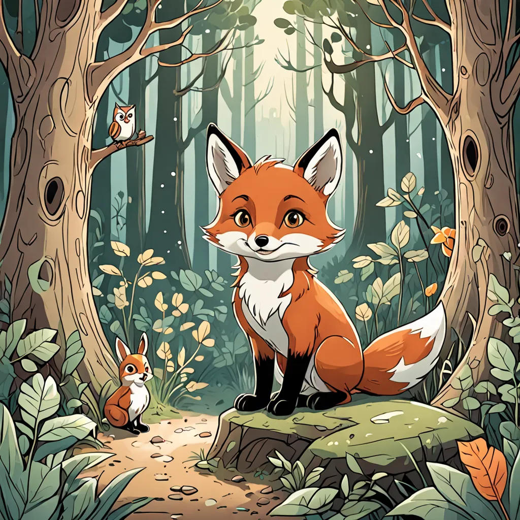 The Curious Fox's Magical Adventure