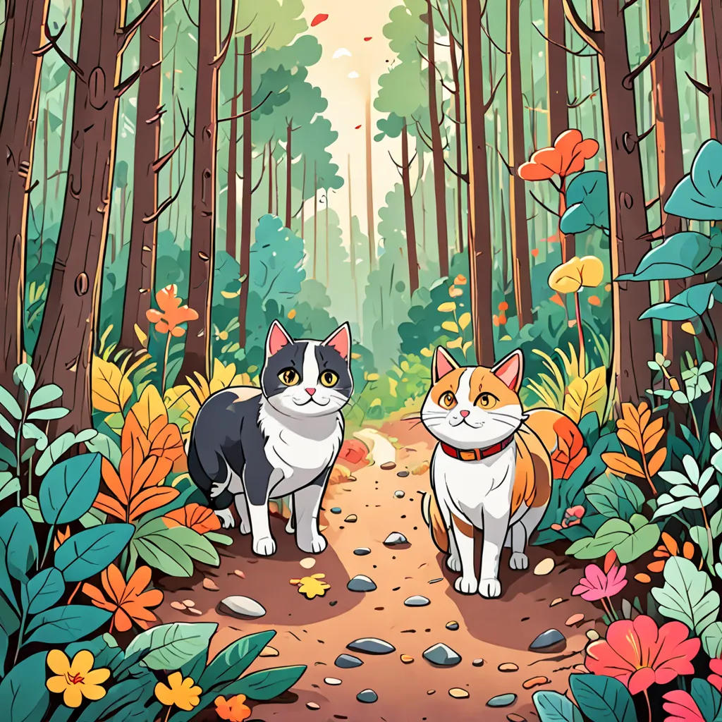Kaki Cat and Kikay Dog's Adventure