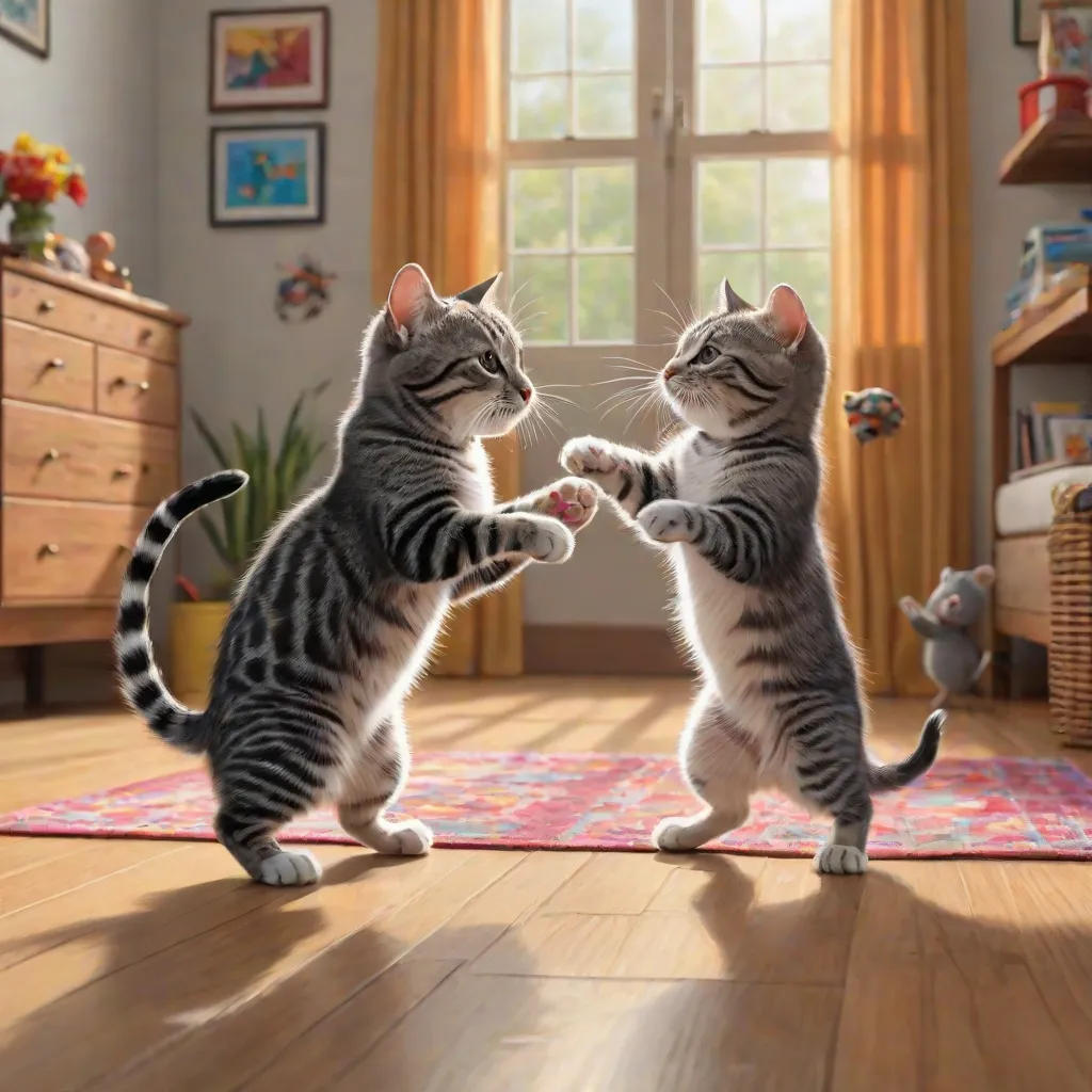 The Chase of Whiskers and Squeaky