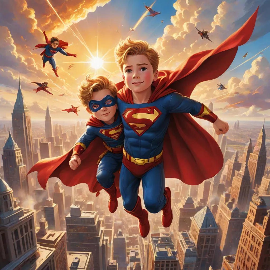 Max and the Magical Superhero Friend