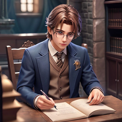 The next day, Cedric woke up with a sense of excitement in his heart. He couldn't wait to write a letter to the castle, thanking them for the fantastic experience they provided him with. He sat at his desk and picked up a quill, the ink blotting on the parchment paper as he wrote down all his thoughts and sent it off.