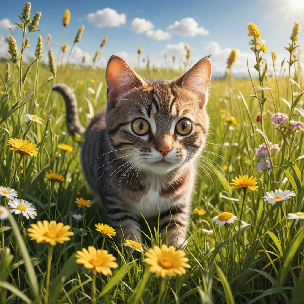 The Cat and the Mouse's Hide and Seek Adventure