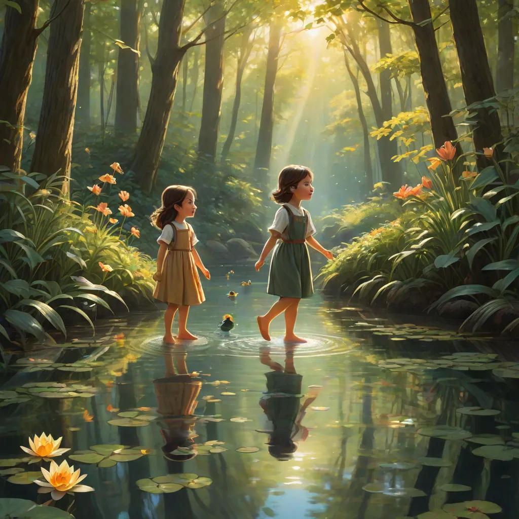 The Brave Girl And Her Loyal Duck...