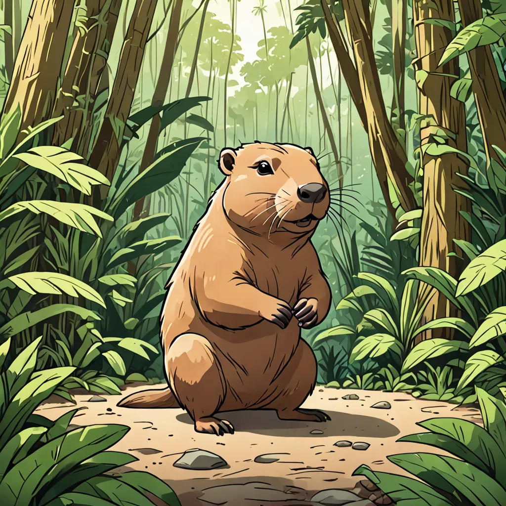 Colin the Capybara's Capoeira Adventure
