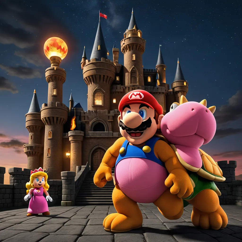 Flight to Bowser's Castle