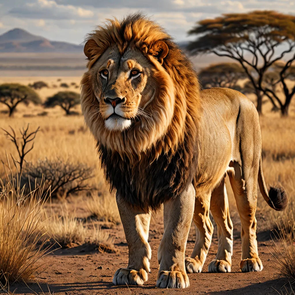 The Lion King of the Savanna