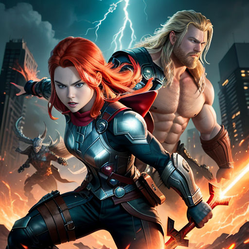 Gwen and Thor A Friendship of Thunder